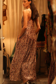 SILK DRESS LILY INDIAN SUMMER - sustainably made MOMO NEW YORK sustainable clothing, dress slow fashion