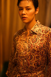 SILK DRESS RUTH MULI NENNA - sustainably made MOMO NEW YORK sustainable clothing, dress slow fashion