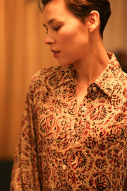 SILK DRESS RUTH MULI NENNA - sustainably made MOMO NEW YORK sustainable clothing, dress slow fashion