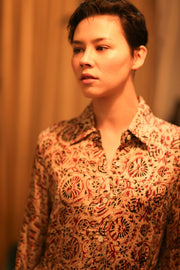 SILK DRESS RUTH MULI NENNA - sustainably made MOMO NEW YORK sustainable clothing, dress slow fashion