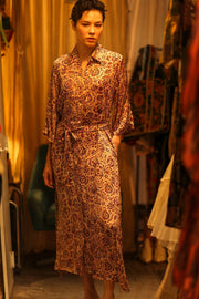 SILK DRESS RUTH MULI NENNA - sustainably made MOMO NEW YORK sustainable clothing, dress slow fashion