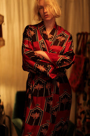 SILK KIMONO ARABIA - sustainably made MOMO NEW YORK sustainable clothing, new slow fashion