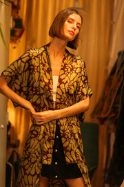 SILK KIMONO OLIVIA - sustainably made MOMO NEW YORK sustainable clothing, kimono slow fashion