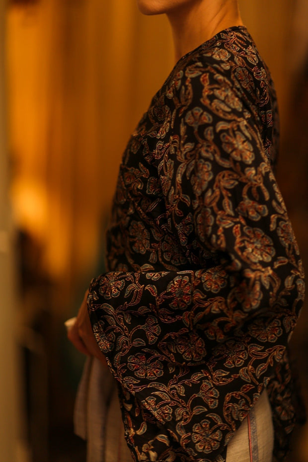 SILK WRAP TOP AURELIA VAVA - sustainably made MOMO NEW YORK sustainable clothing, new slow fashion