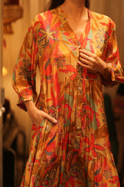 SUSIE SILK DRESS PHAYAM - sustainably made MOMO NEW YORK sustainable clothing, Boho Chic Dress slow fashion