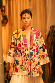 SUZANI KIMONO JACKET MONTY - sustainably made MOMO NEW YORK sustainable clothing, bestseller slow fashion