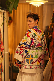 SUZANI KIMONO JACKET MONTY - sustainably made MOMO NEW YORK sustainable clothing, bestseller slow fashion