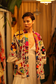 SUZANI KIMONO JACKET MONTY - sustainably made MOMO NEW YORK sustainable clothing, bestseller slow fashion