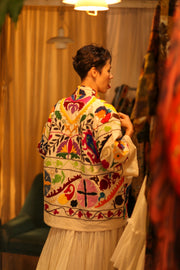 SUZANI KIMONO JACKET MONTY - sustainably made MOMO NEW YORK sustainable clothing, bestseller slow fashion