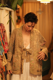 SUZANI SHORT KIMOMO JIMMY - sustainably made MOMO NEW YORK sustainable clothing, coatandjacket slow fashion