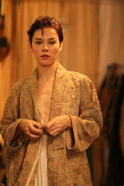 SUZANI SHORT KIMOMO JIMMY - sustainably made MOMO NEW YORK sustainable clothing, coatandjacket slow fashion