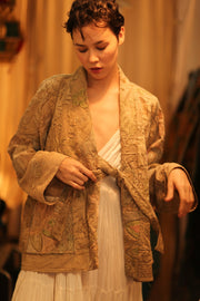 SUZANI SHORT KIMOMO JIMMY - sustainably made MOMO NEW YORK sustainable clothing, coatandjacket slow fashion