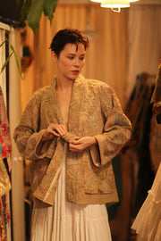 SUZANI SHORT KIMOMO JIMMY - sustainably made MOMO NEW YORK sustainable clothing, coatandjacket slow fashion