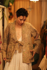 SUZANI SHORT KIMOMO JIMMY - sustainably made MOMO NEW YORK sustainable clothing, coatandjacket slow fashion