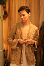 SUZANI SHORT KIMOMO JIMMY - sustainably made MOMO NEW YORK sustainable clothing, coatandjacket slow fashion