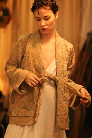 SUZANI SHORT KIMOMO JIMMY - sustainably made MOMO NEW YORK sustainable clothing, coatandjacket slow fashion