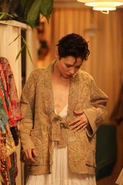 SUZANI SHORT KIMOMO JIMMY - sustainably made MOMO NEW YORK sustainable clothing, coatandjacket slow fashion