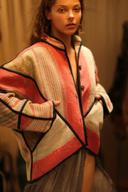 THEO KANTHA BOMBER JACKET - sustainably made MOMO NEW YORK sustainable clothing, bomber slow fashion
