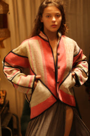 THEO KANTHA BOMBER JACKET - sustainably made MOMO NEW YORK sustainable clothing, bomber slow fashion