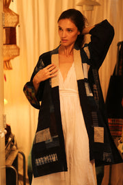 TRIBAL ARTISAN KIMONO ORILA - sustainably made MOMO NEW YORK sustainable clothing, coatandjacket slow fashion
