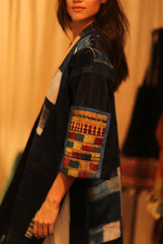 TRIBAL ARTISAN KIMONO ORILA - sustainably made MOMO NEW YORK sustainable clothing, coatandjacket slow fashion