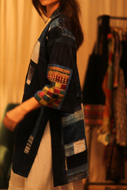 TRIBAL ARTISAN KIMONO ORILA - sustainably made MOMO NEW YORK sustainable clothing, coatandjacket slow fashion