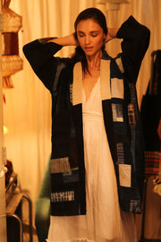 TRIBAL ARTISAN KIMONO ORILA - sustainably made MOMO NEW YORK sustainable clothing, coatandjacket slow fashion