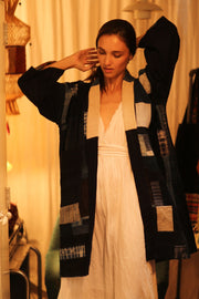 TRIBAL ARTISAN KIMONO ORILA - sustainably made MOMO NEW YORK sustainable clothing, coatandjacket slow fashion