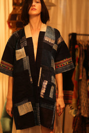 TRIBAL ARTISAN KIMONO PITRA - sustainably made MOMO NEW YORK sustainable clothing, coatandjacket slow fashion