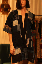 TRIBAL ARTISAN KIMONO PITRA - sustainably made MOMO NEW YORK sustainable clothing, coatandjacket slow fashion