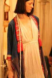 TRIBAL ARTISAN KIMONO RITU - sustainably made MOMO NEW YORK sustainable clothing, kimono slow fashion
