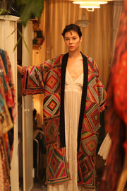 TRIBAL COAT DUSTER BILAL - sustainably made MOMO NEW YORK sustainable clothing, Coat slow fashion