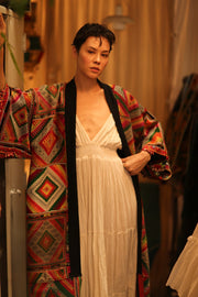 TRIBAL COAT DUSTER BILAL - sustainably made MOMO NEW YORK sustainable clothing, Coat slow fashion