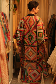 TRIBAL COAT DUSTER BILAL - sustainably made MOMO NEW YORK sustainable clothing, Coat slow fashion