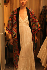 TRIBAL COAT DUSTER BILAL - sustainably made MOMO NEW YORK sustainable clothing, Coat slow fashion