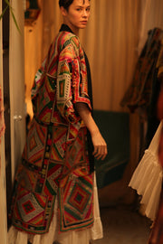 TRIBAL COAT DUSTER BILAL - sustainably made MOMO NEW YORK sustainable clothing, Coat slow fashion
