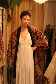 TRIBAL COAT DUSTER BILAL - sustainably made MOMO NEW YORK sustainable clothing, Coat slow fashion