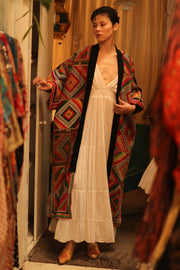 TRIBAL COAT DUSTER BILAL - sustainably made MOMO NEW YORK sustainable clothing, Coat slow fashion