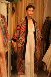 TRIBAL COAT DUSTER BILAL - sustainably made MOMO NEW YORK sustainable clothing, Coat slow fashion