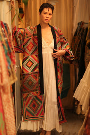TRIBAL COAT DUSTER BILAL - sustainably made MOMO NEW YORK sustainable clothing, Coat slow fashion