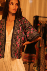 TRIBAL KIMONO BELINDA - sustainably made MOMO NEW YORK sustainable clothing, Coat slow fashion
