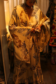 XL SILK WING KIMONO PINA ARTIST NIS - sustainably made MOMO NEW YORK sustainable clothing, bestseller slow fashion