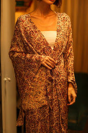 XXL WING SILK KIMONO PINA - sustainably made MOMO NEW YORK sustainable clothing, bestseller slow fashion