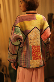 YANIS KANTHA BOMBER JACKET - sustainably made MOMO NEW YORK sustainable clothing, bomber slow fashion