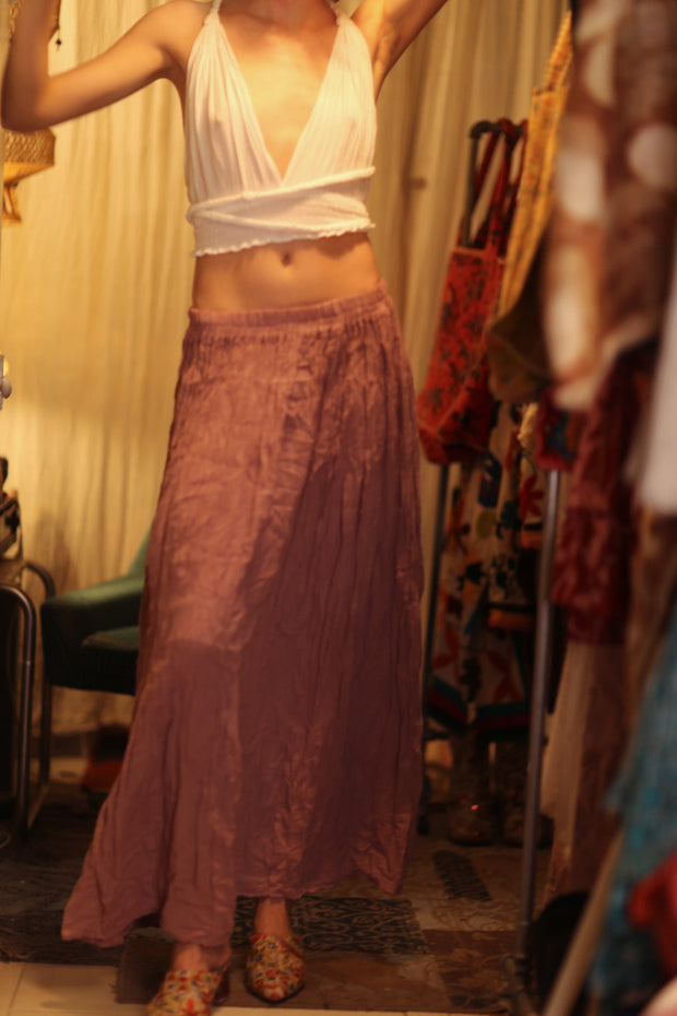 YUMI COTTON SKIRT - sustainably made MOMO NEW YORK sustainable clothing, cotton slow fashion