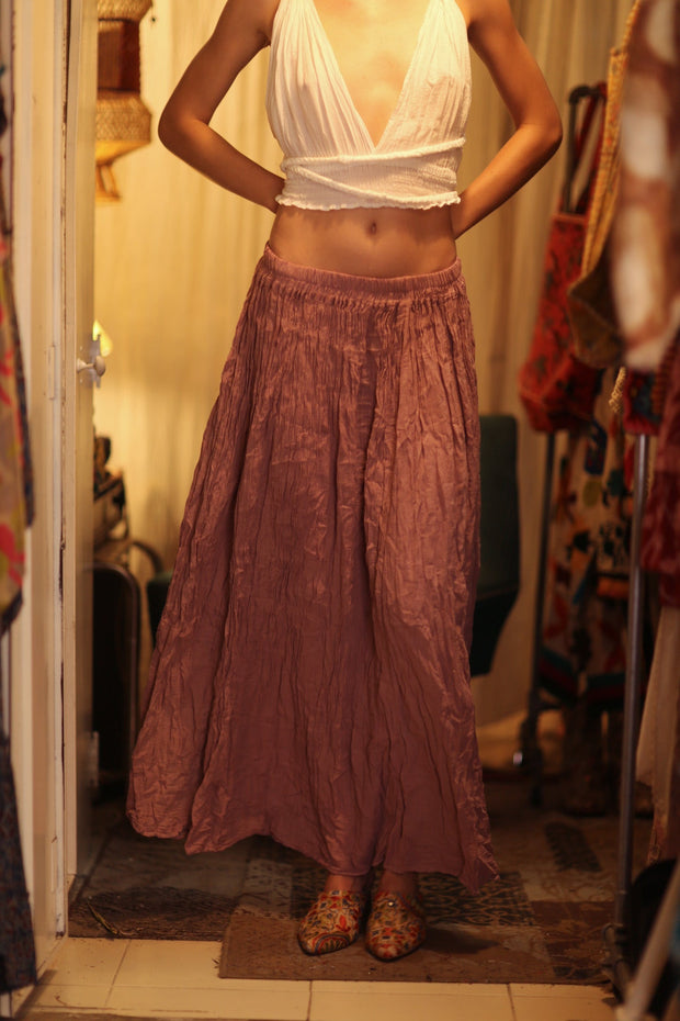 YUMI COTTON SKIRT - sustainably made MOMO NEW YORK sustainable clothing, cotton slow fashion