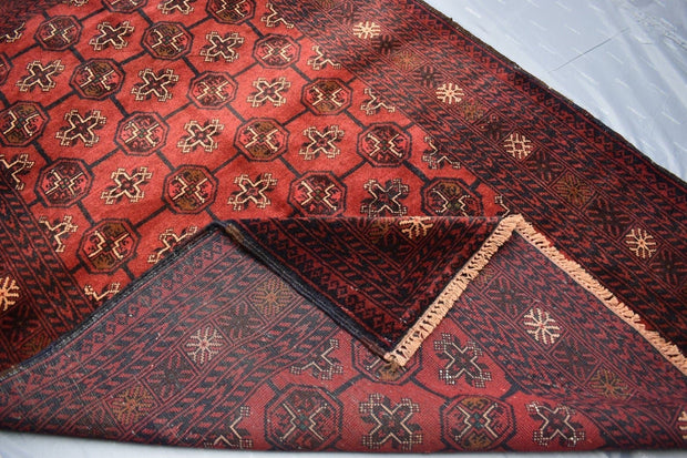 5.7 x 3.8 Ft, COLLECTOR'S PIECE Antique Tekka Turkmen Mori Gol Pattern Carpet, Vintage Afghan Rug, Turkmen Mori rug, Vintage Bukhara Rug - sustainably made MOMO NEW YORK sustainable clothing, slow fashion