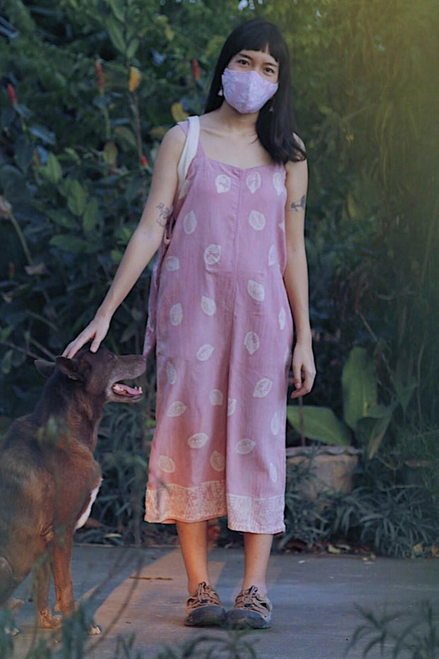 BATIK ORGANIC HAND CRAFTED FACE MASK YU - sustainably made MOMO NEW YORK sustainable clothing, offerfm slow fashion