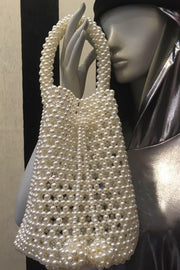 Beaded Bucket Bag Alexa - sustainably made MOMO NEW YORK sustainable clothing, offer slow fashion