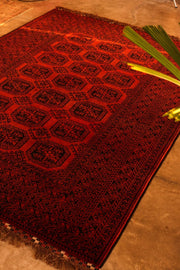 COLLECTORS’ PIECE Antique Turkmen Dali Filpai Elephant Foot Turkoman Natural Vegetable Dye Area size carpet,Vintage rug - sustainably made MOMO NEW YORK sustainable clothing, rug slow fashion